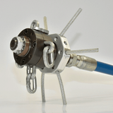 1/2" Root Rat Nozzle Aluminum Skid