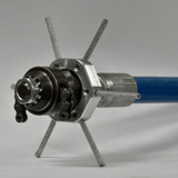 3/8" Root Rat Nozzle with Aluminum Skid